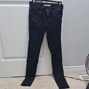 Levi's 710 Super Skinny Women's Navy Skinny Jeans 24